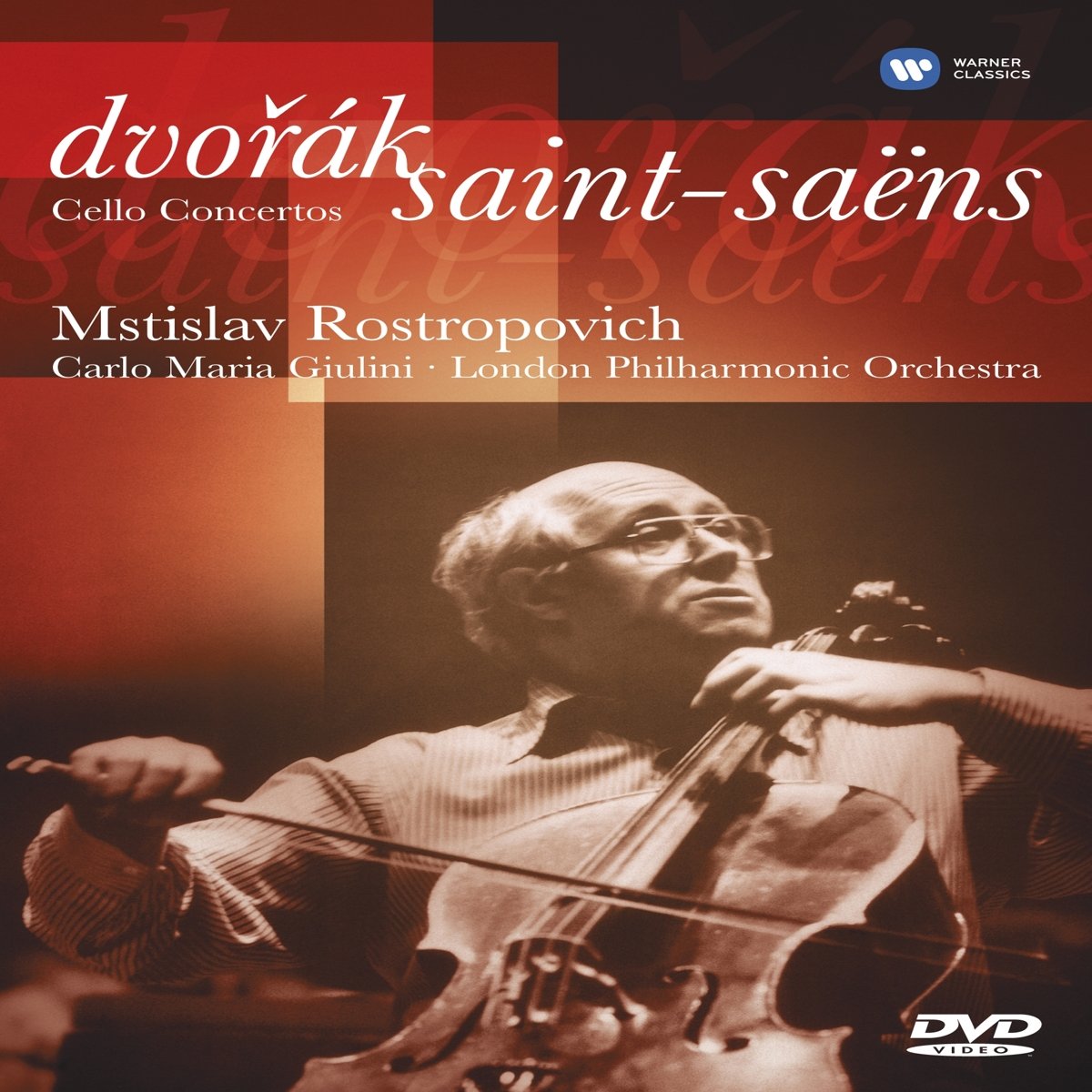 Mstislav Rastropovich: Concierto de Celo Dvorak/saint-saens