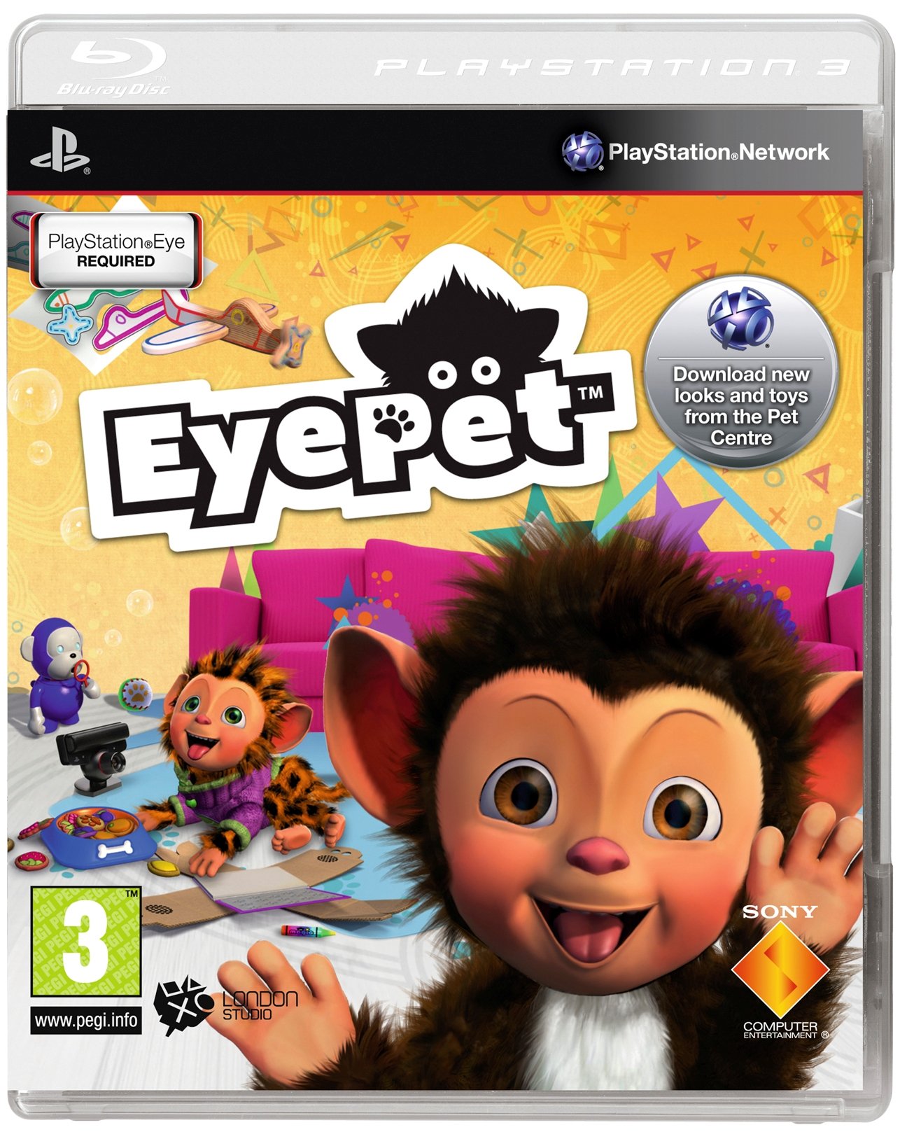 Eyepet Pegi 3+ Simulation: Virtual Pet Playstation 3