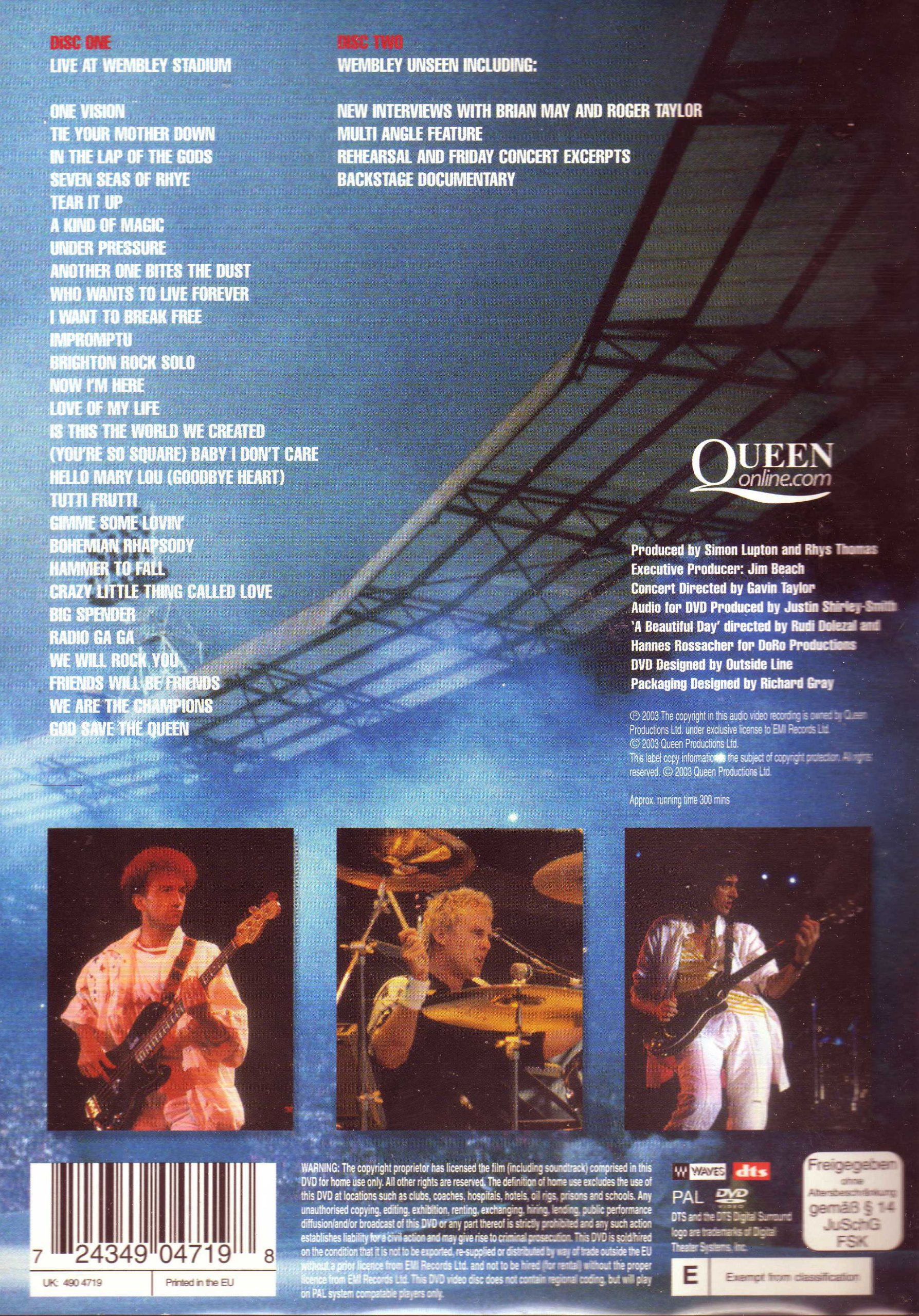 Queen Live at Wembley Stadium