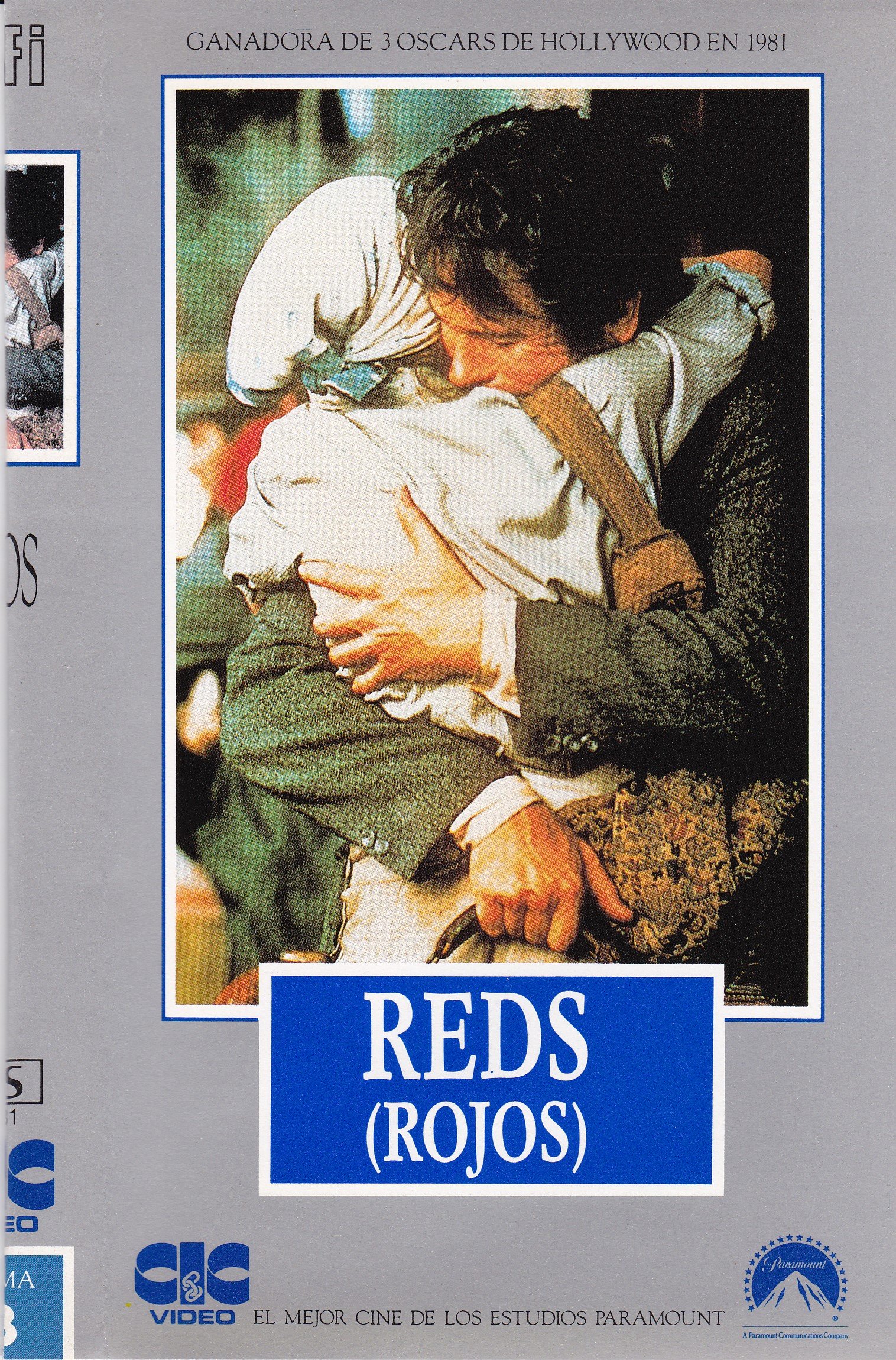 Rojos Reds Warren Beatty Diane Keaton Vhs Cinta Tape Castellano