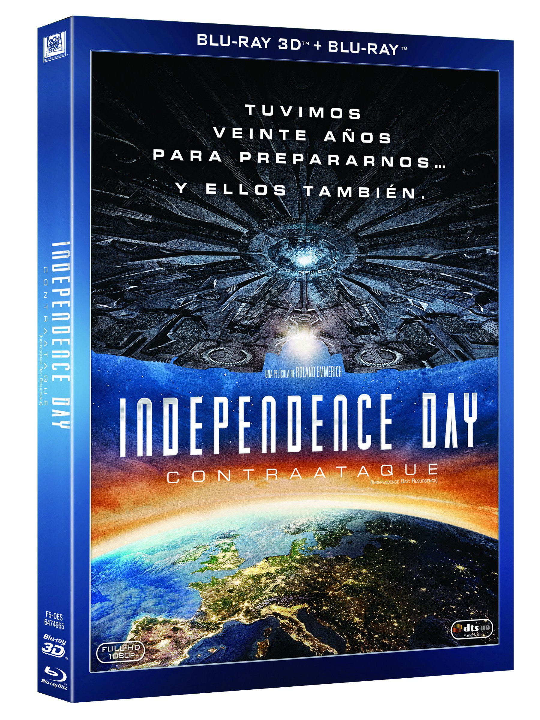 Independence Day: Contraataque Blu-ray 3d