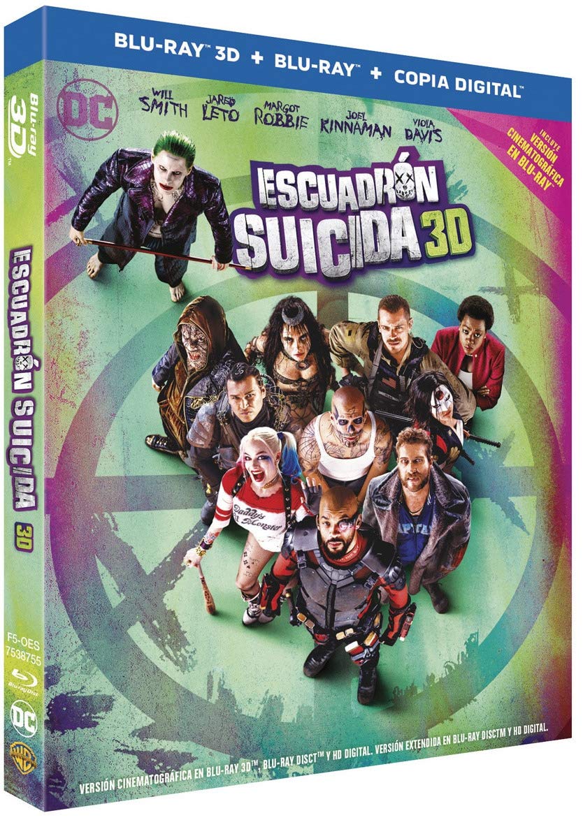 Escuadrón Suicida Blu-ray 3d