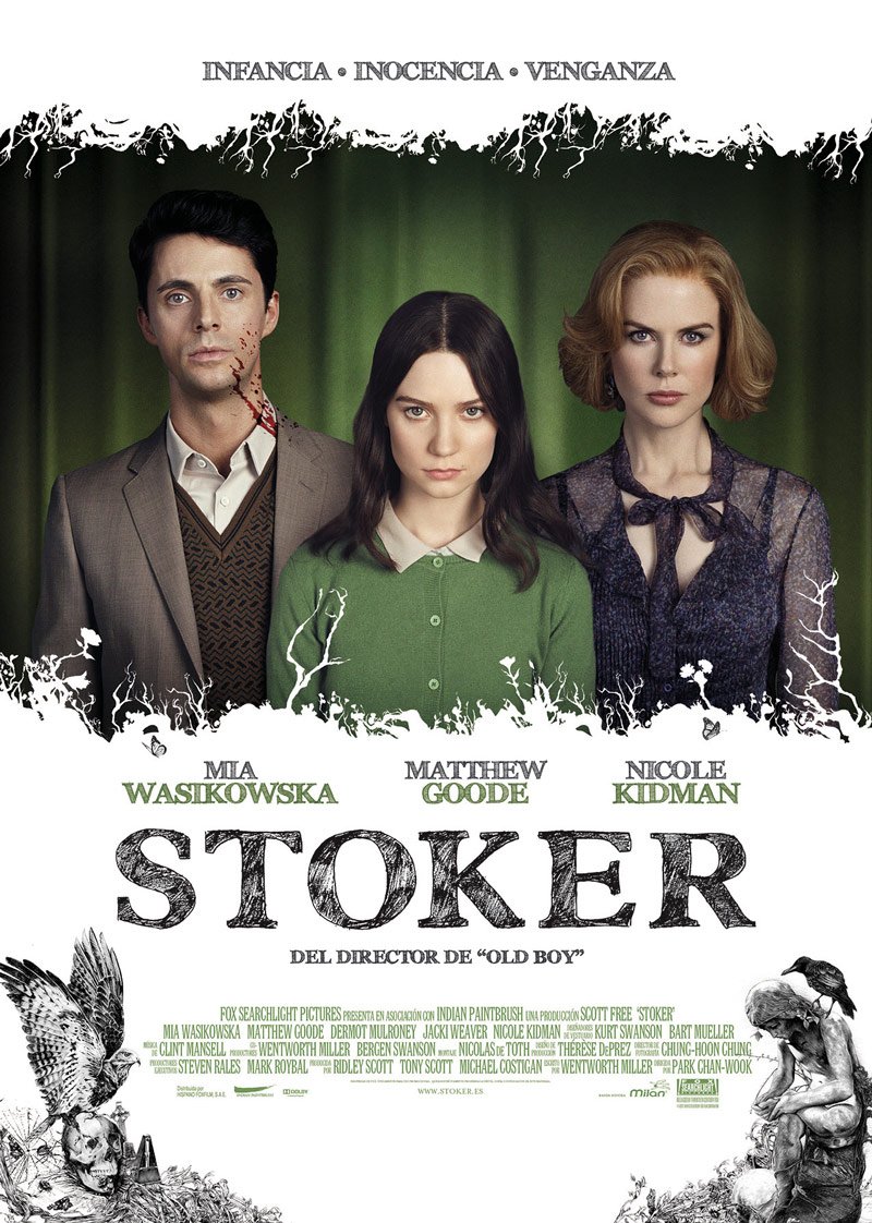 Stoker -blu-ray