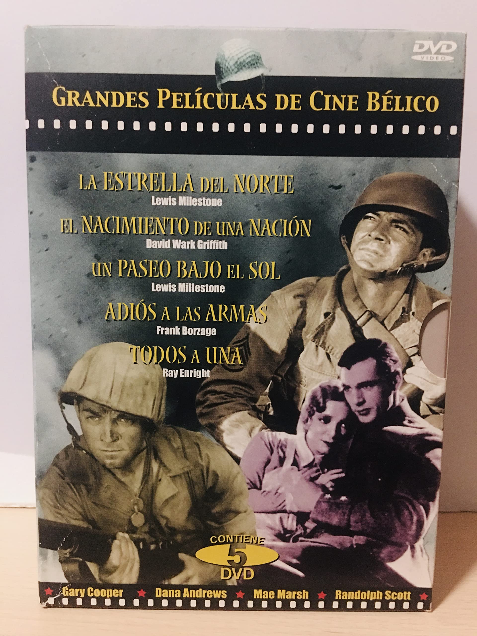 Grandes Películas de Cine Bélico - 5 DVDs