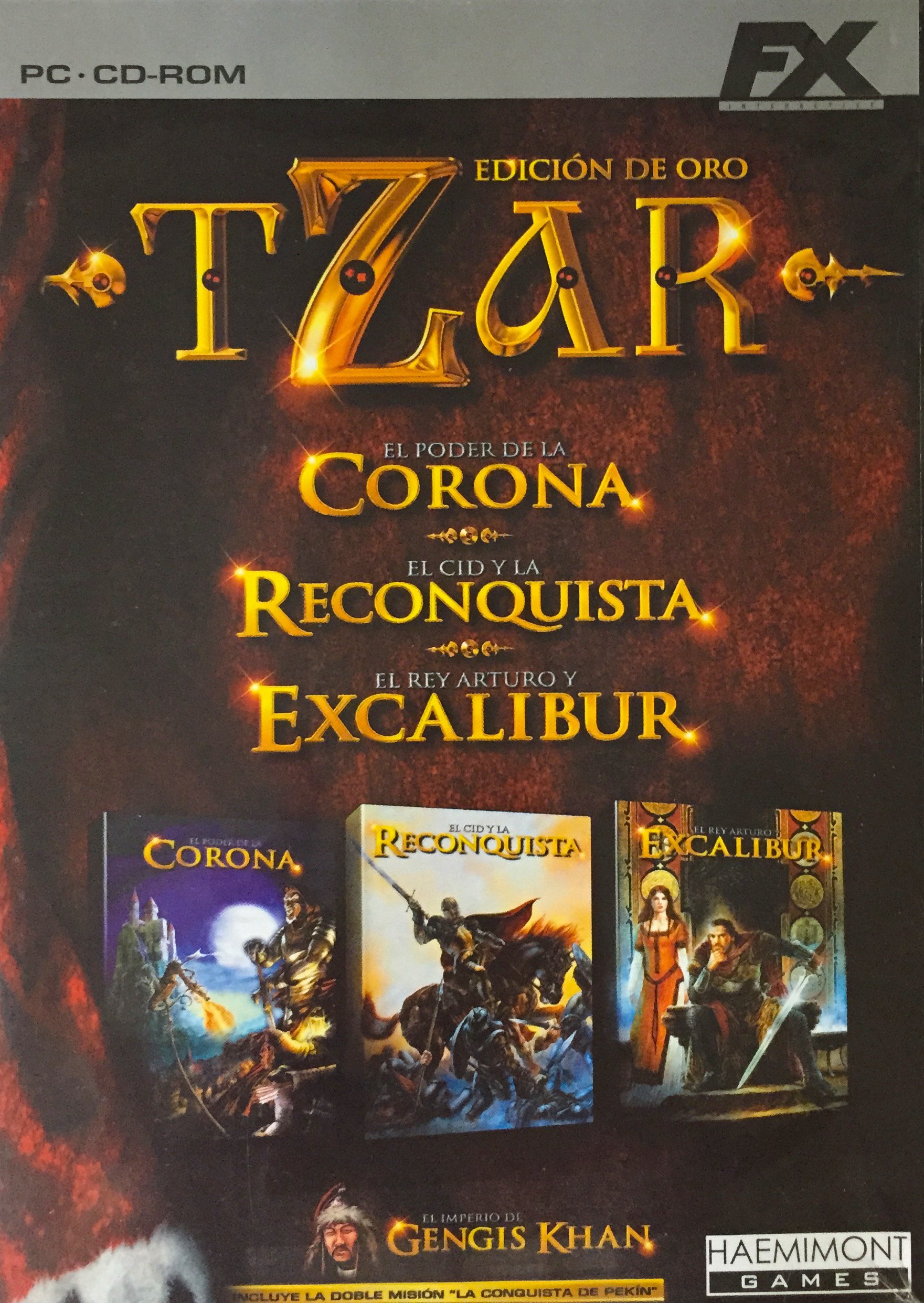 TZAR - Edición de oro - PC - JUEGO FISICO - 1ª edición FX - TOTALMENTE ESPAÑOL