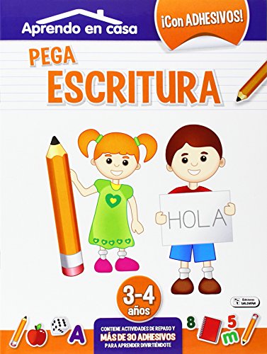 Pega Escritura. 3-4 Años