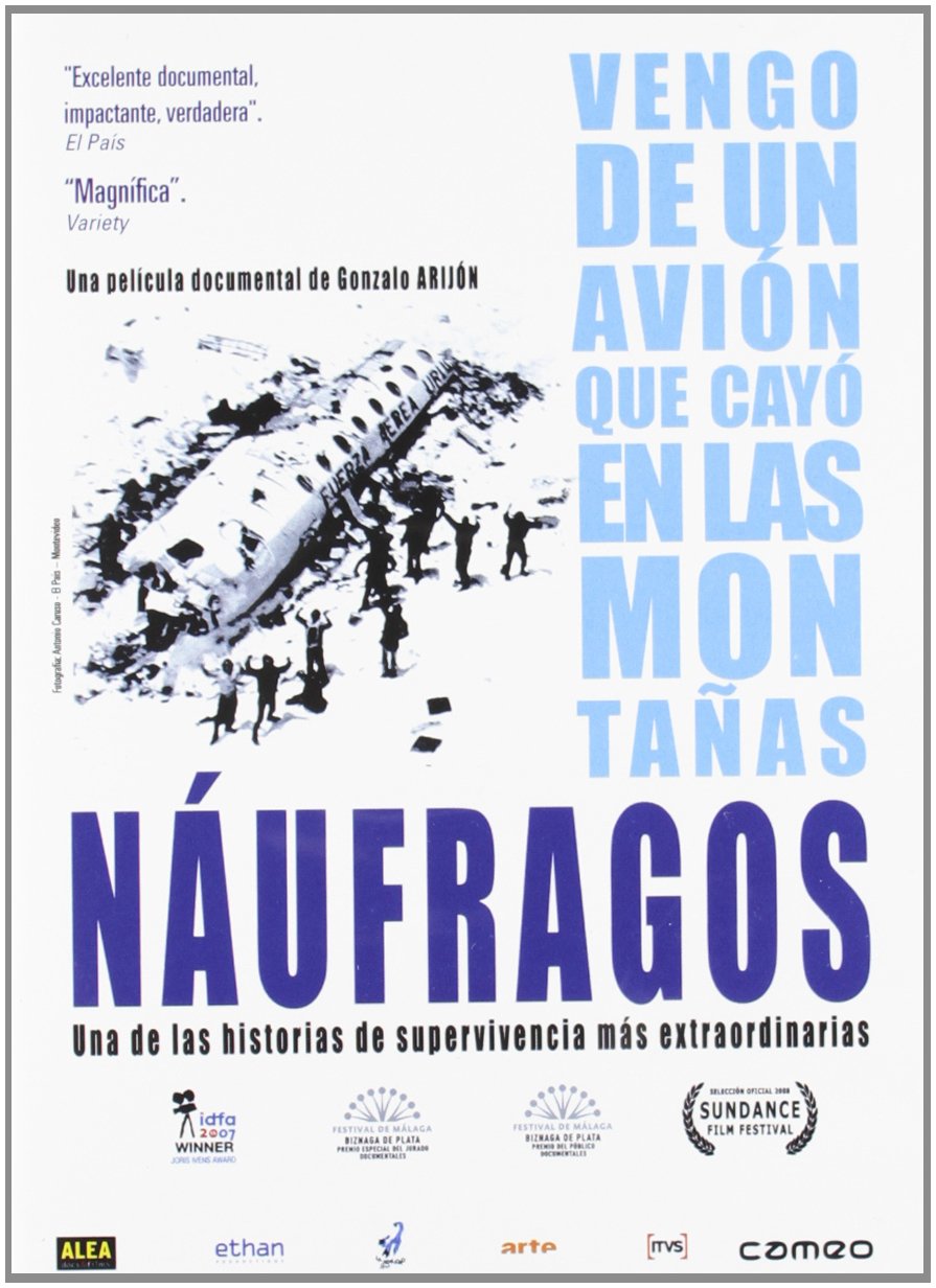 Náufragos. Vengo de un avión que cayó de las montañas