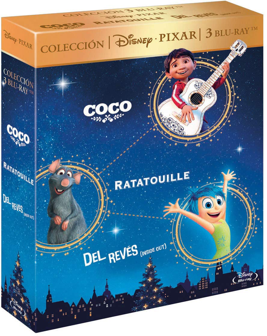 Pack: Coco + Ratatouille + Del Revés