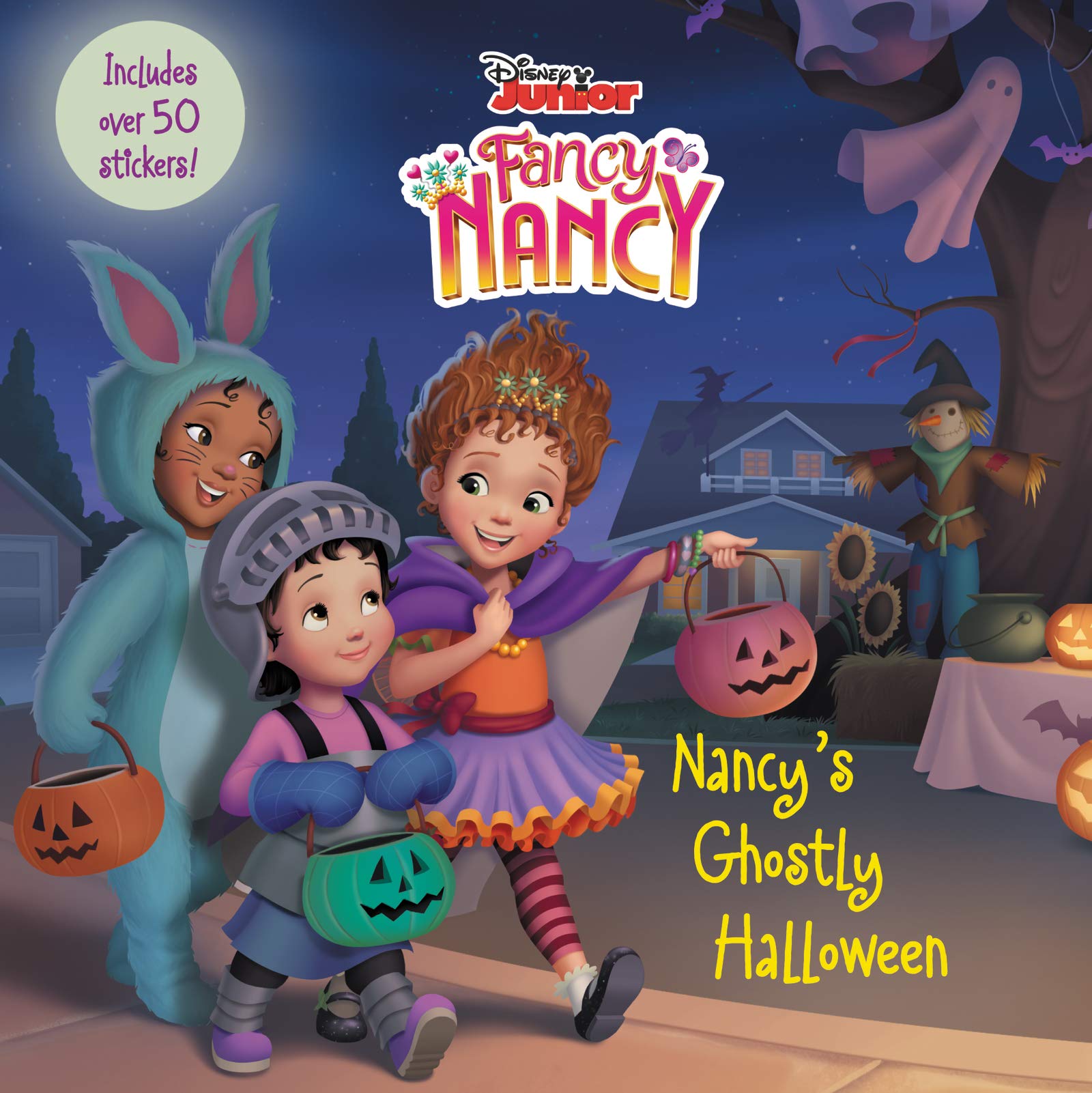 Disney Junior Fancy Nancy: Nancy's Ghostly Halloween: Includes over 50 Stickers!