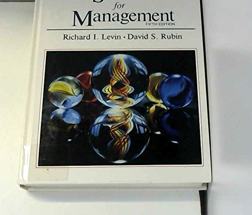 Statistics for Management