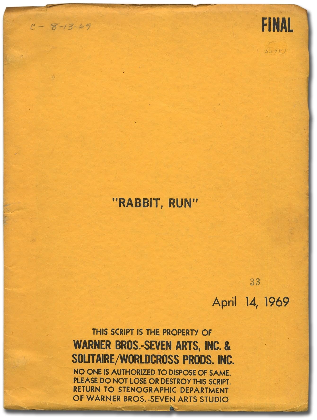 Rabbit, Run