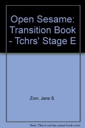 Open Sesame Transition Book - Tchrs' Stage E