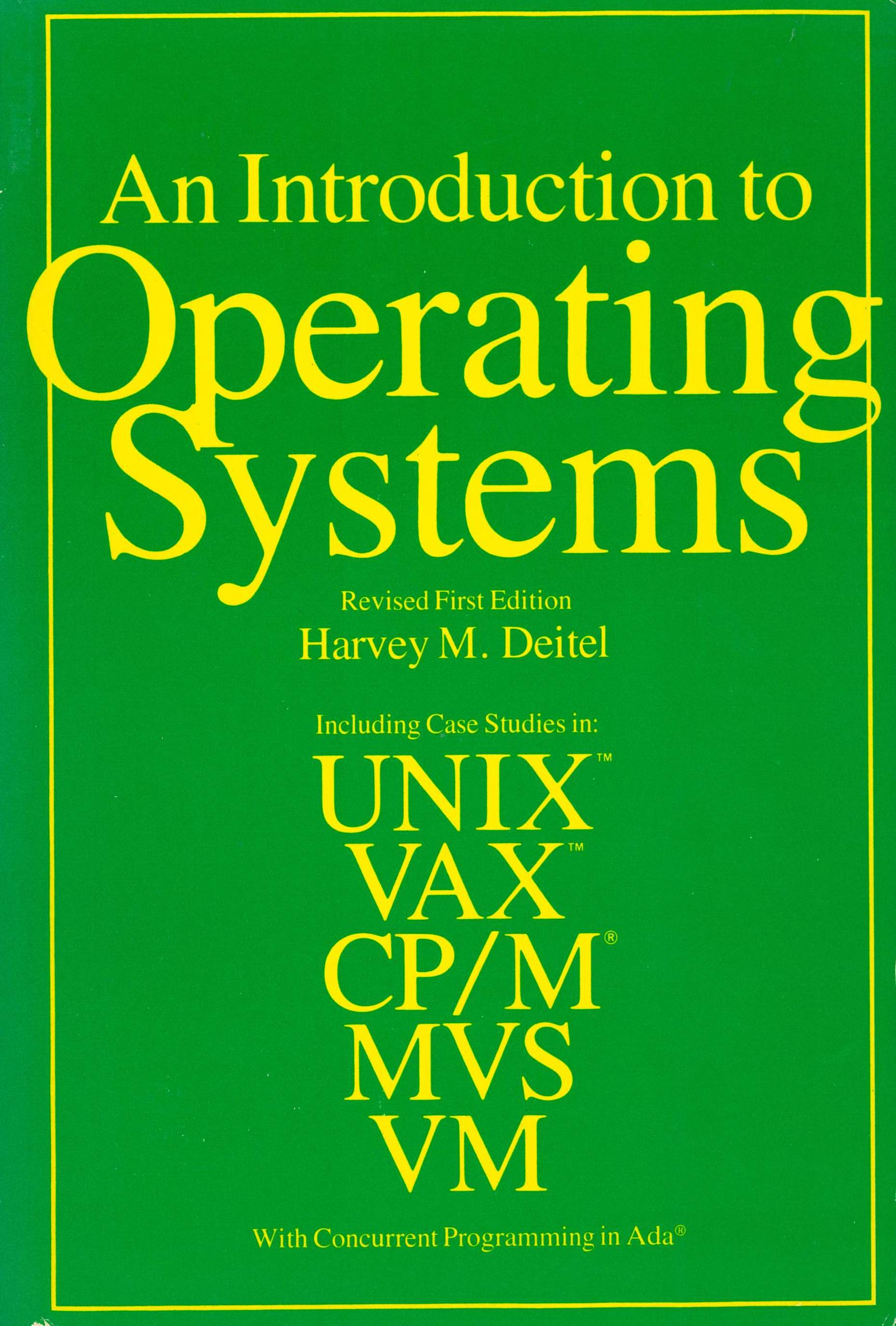 An Introduction to Operating Systems