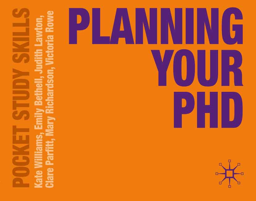 Planning Your Phd: 11