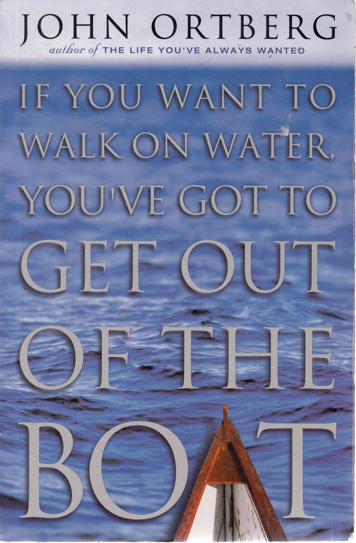 If You Want to Walk on Water Youve Got to Get Out of The Boat