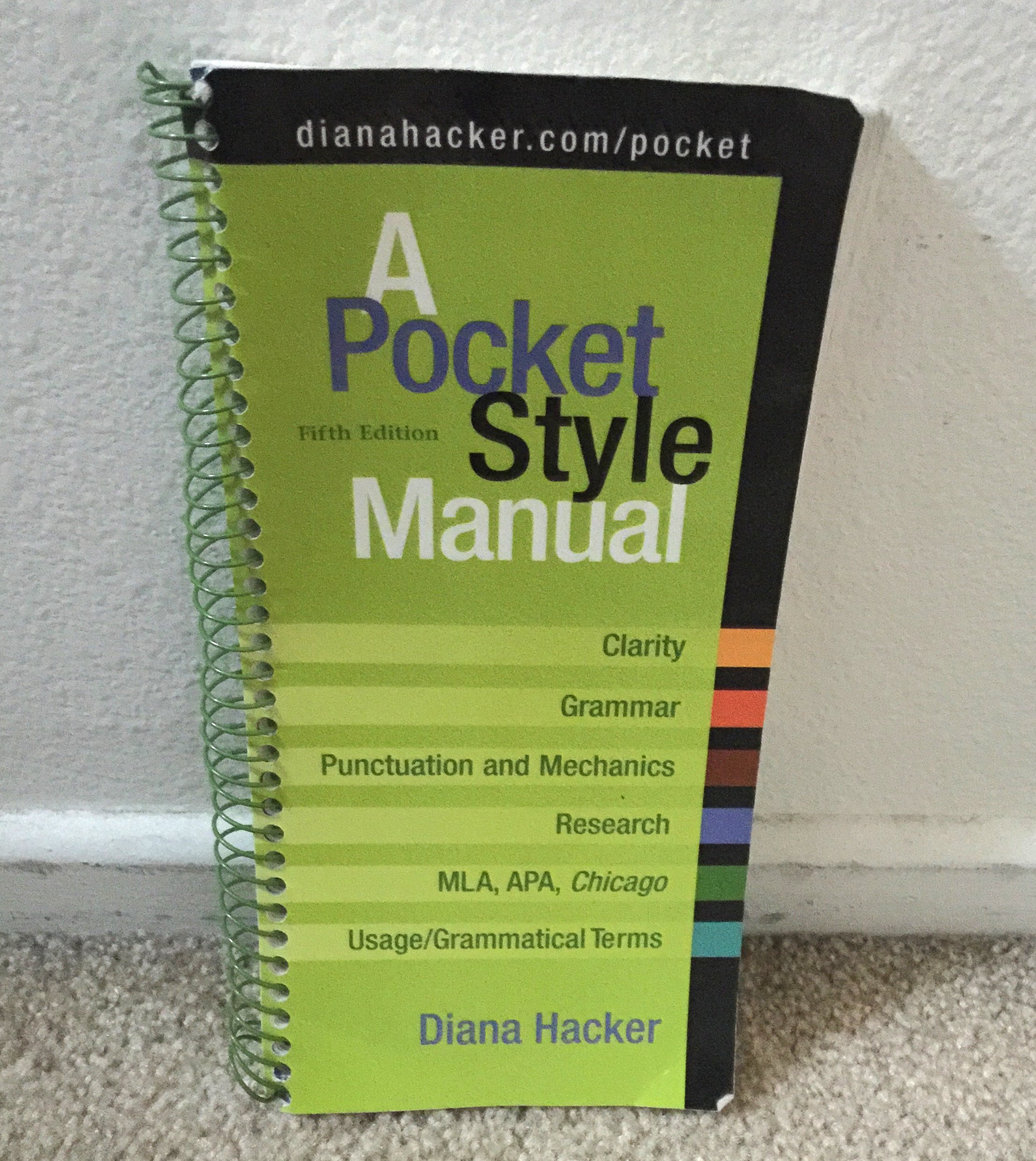 A Pocket Style Manual