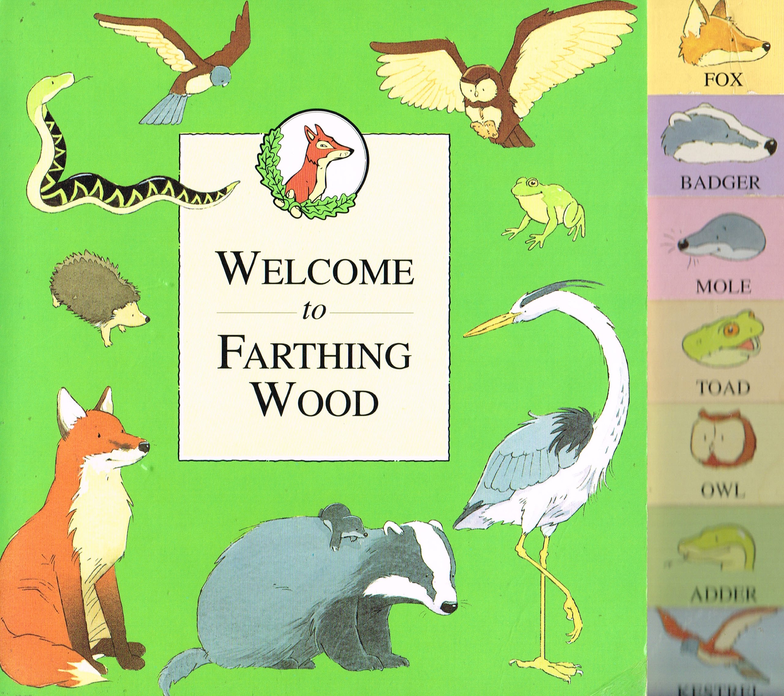 Animals of Farthing Wood : a Tab Index Board Book :