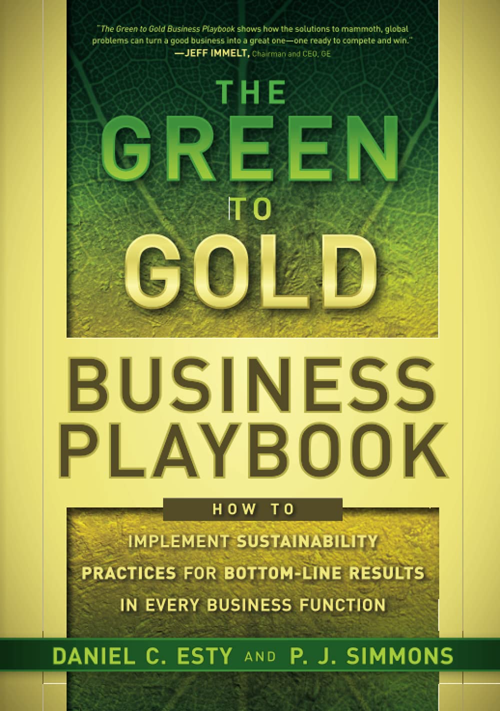 The Green to Gold Business Playbook