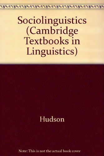 Sociolinguistics