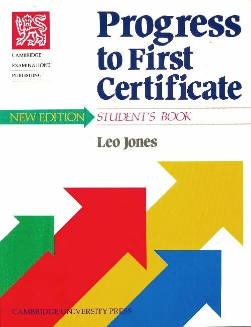 Progress to First Certificate Student's Book