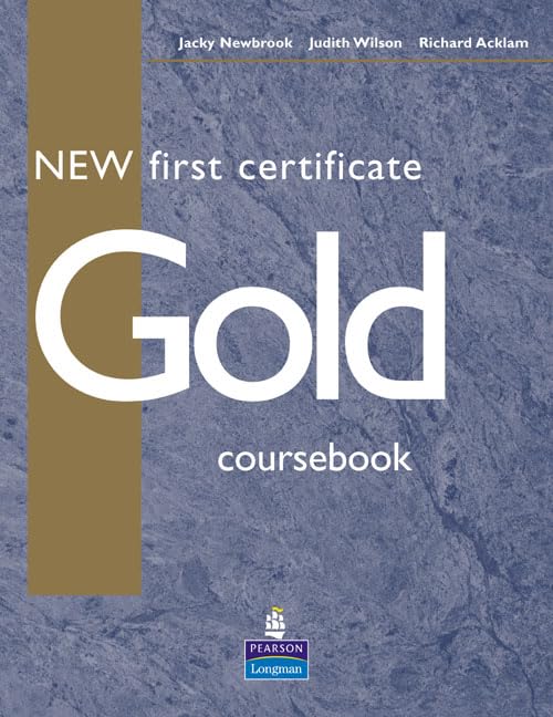 New First Certificate Gold