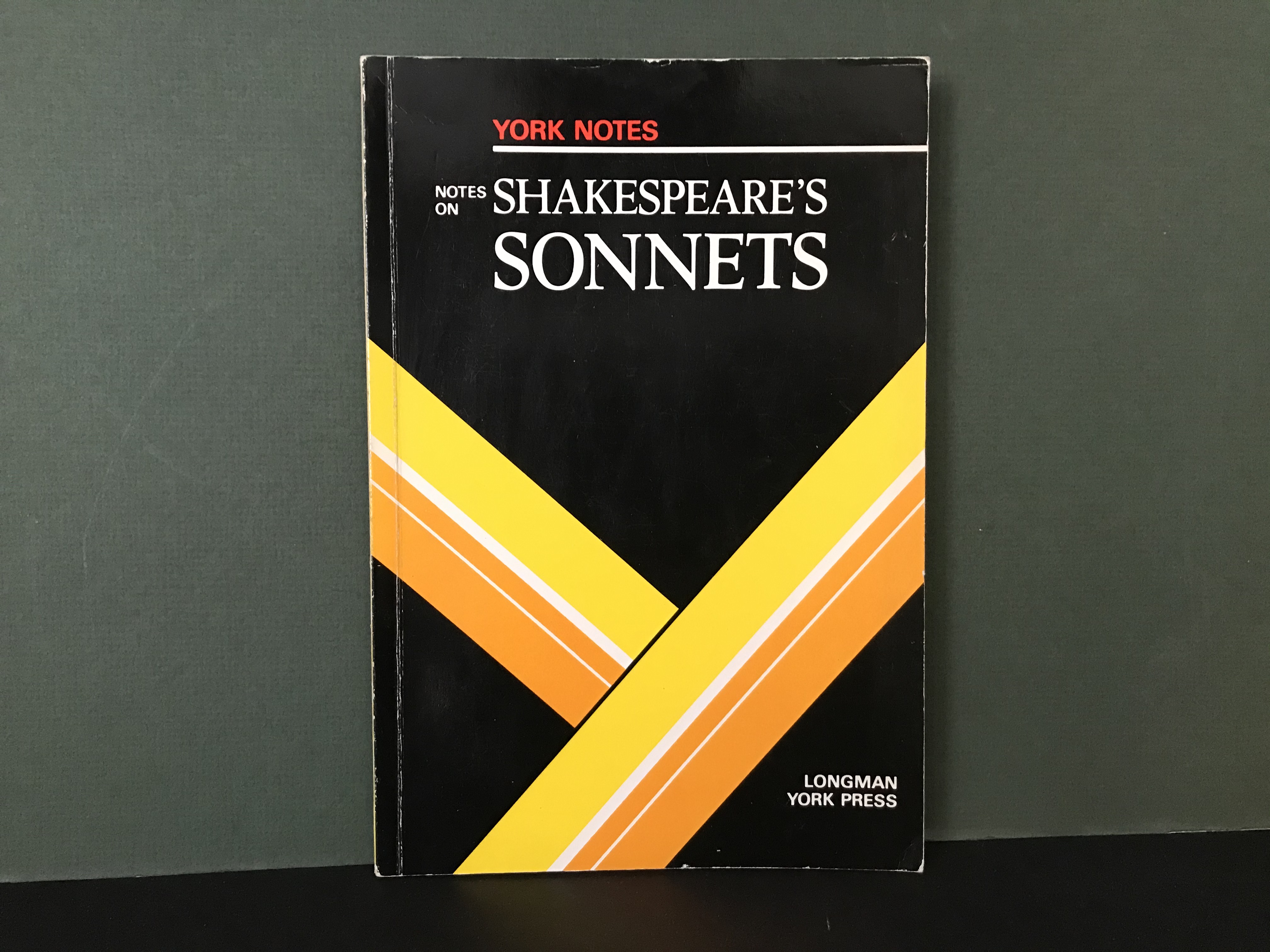 York Notes on Shakespeare's Sonnets