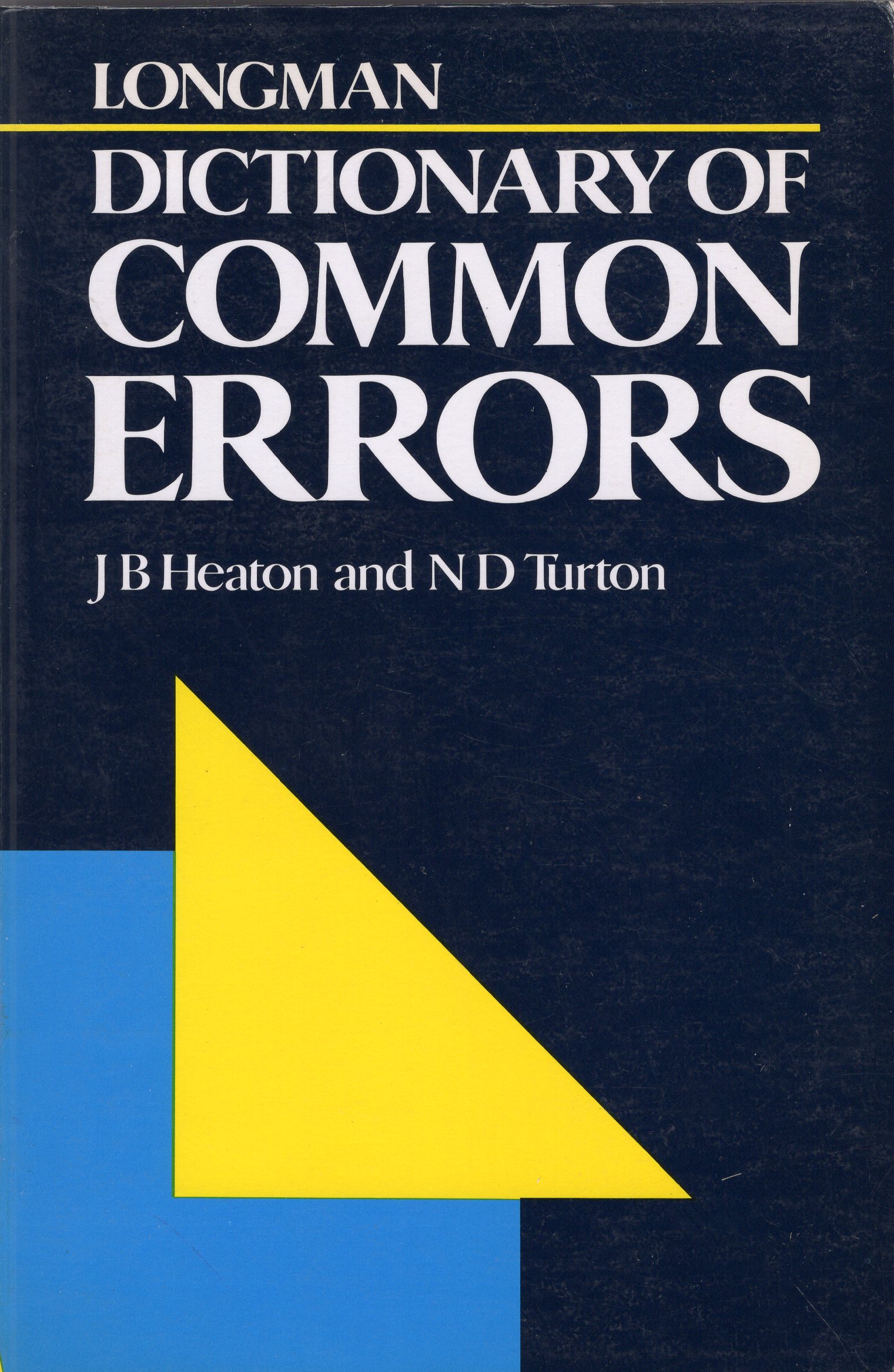 Longman Dictionary of Common Errors