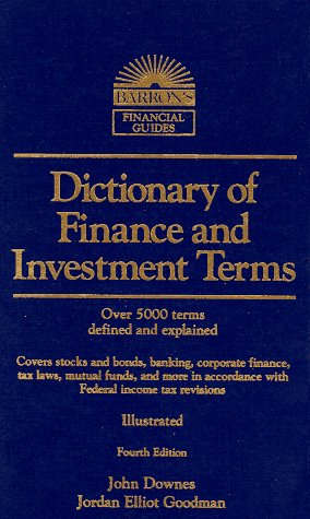 Dictionary of Finance And Investment Terms