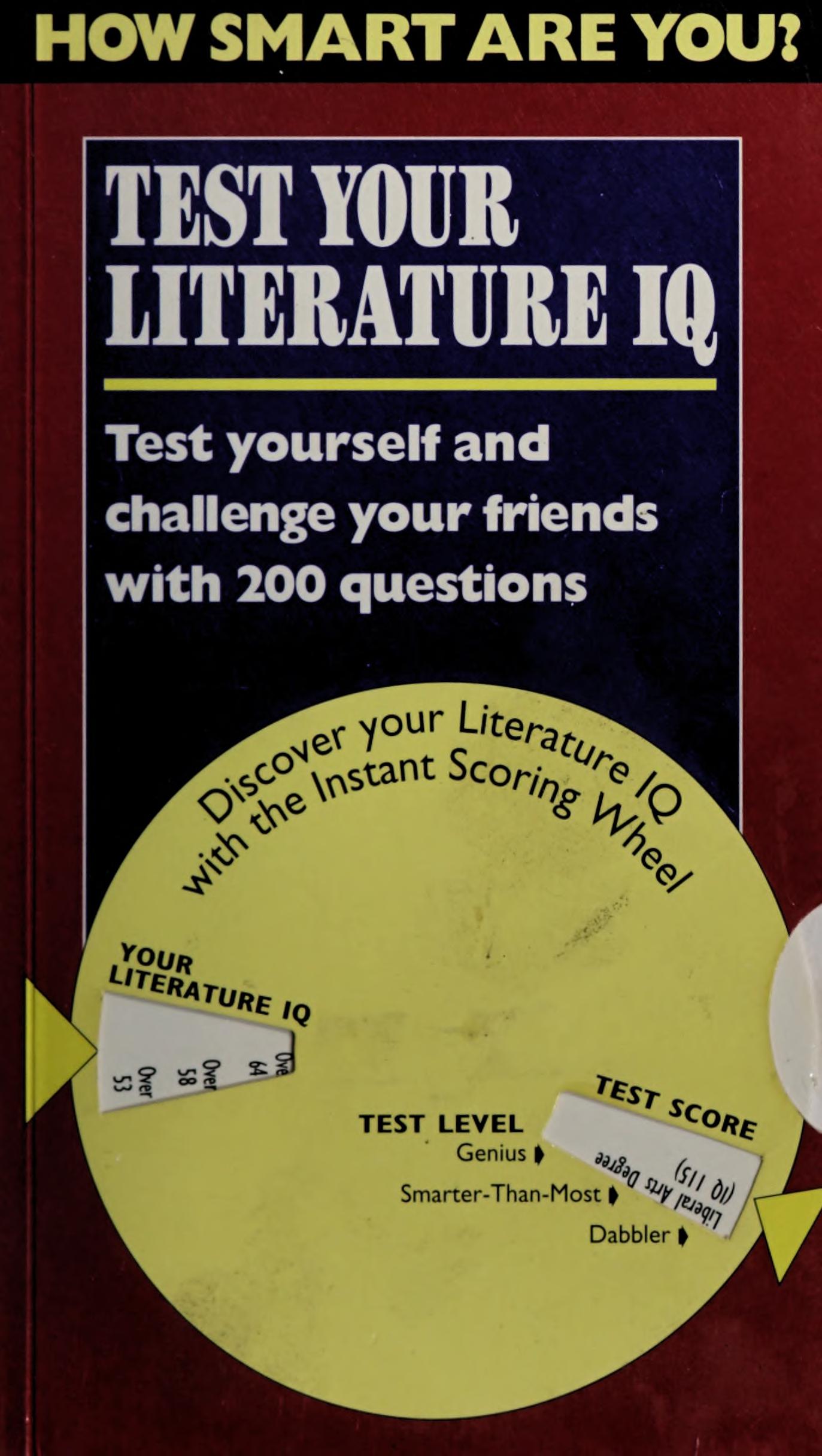 Test Your Literature I.Q.