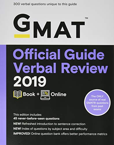 GMAT Official Guide Verbal Review 2019