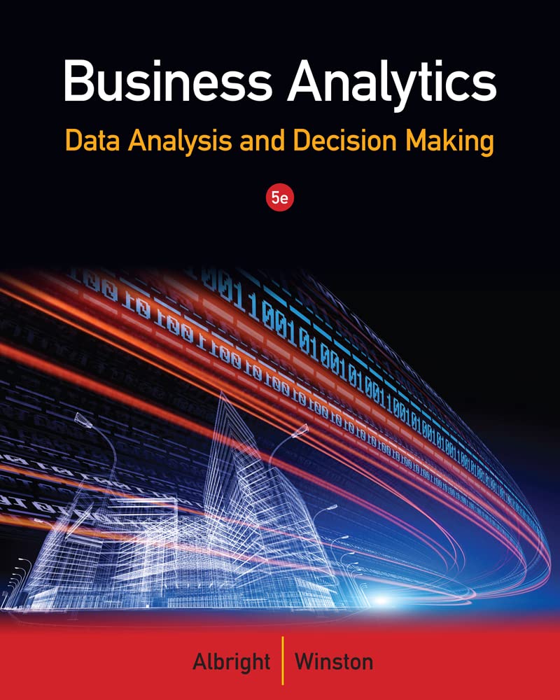 Business Analytics: Data Analysis & Decision Making