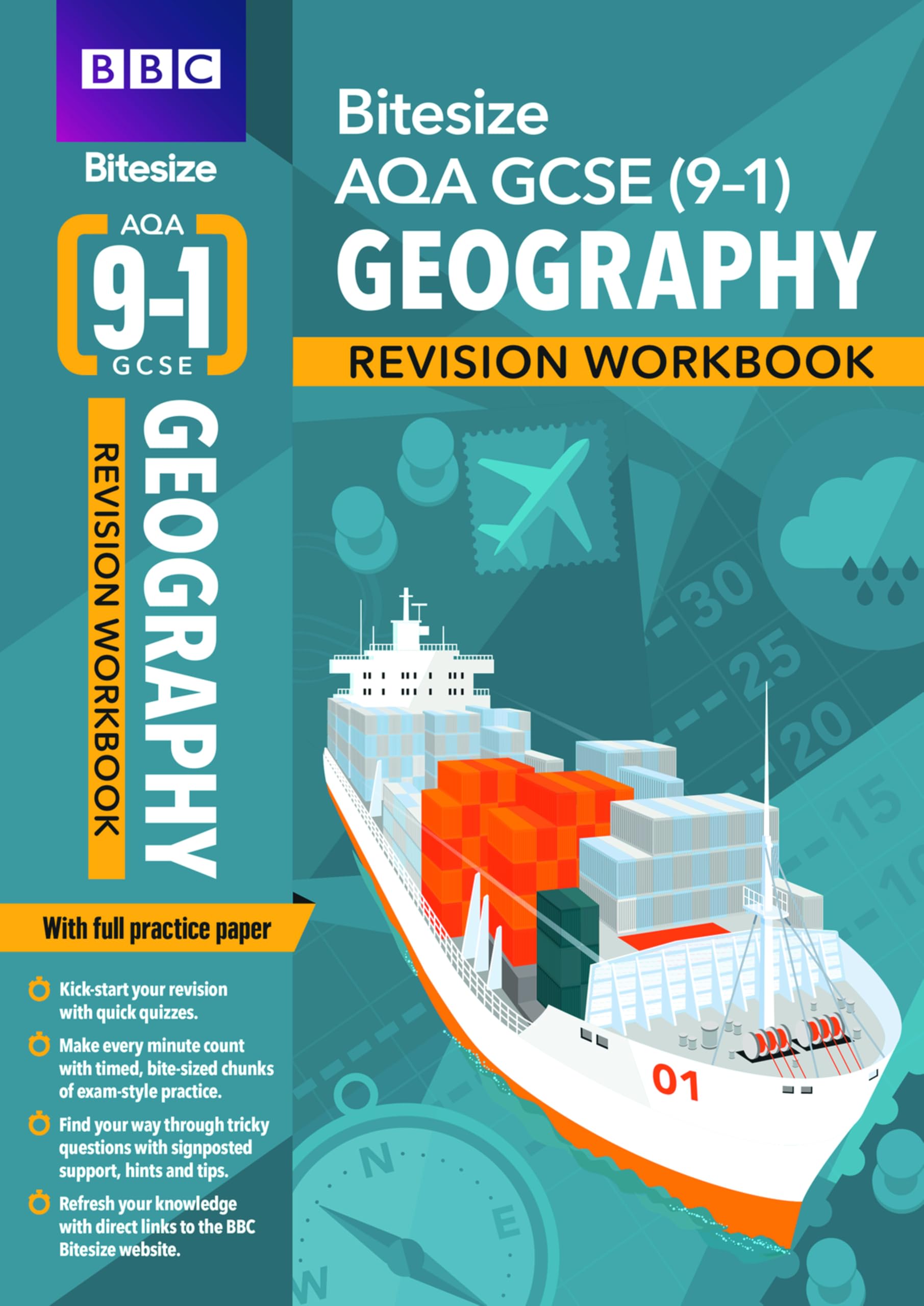 Bbc Bitesize Aqa Gcse Geography Revision Workbook - 2023 And 2024 Exams: for Home Learning, 2022 And 2023 Assessments And Exams