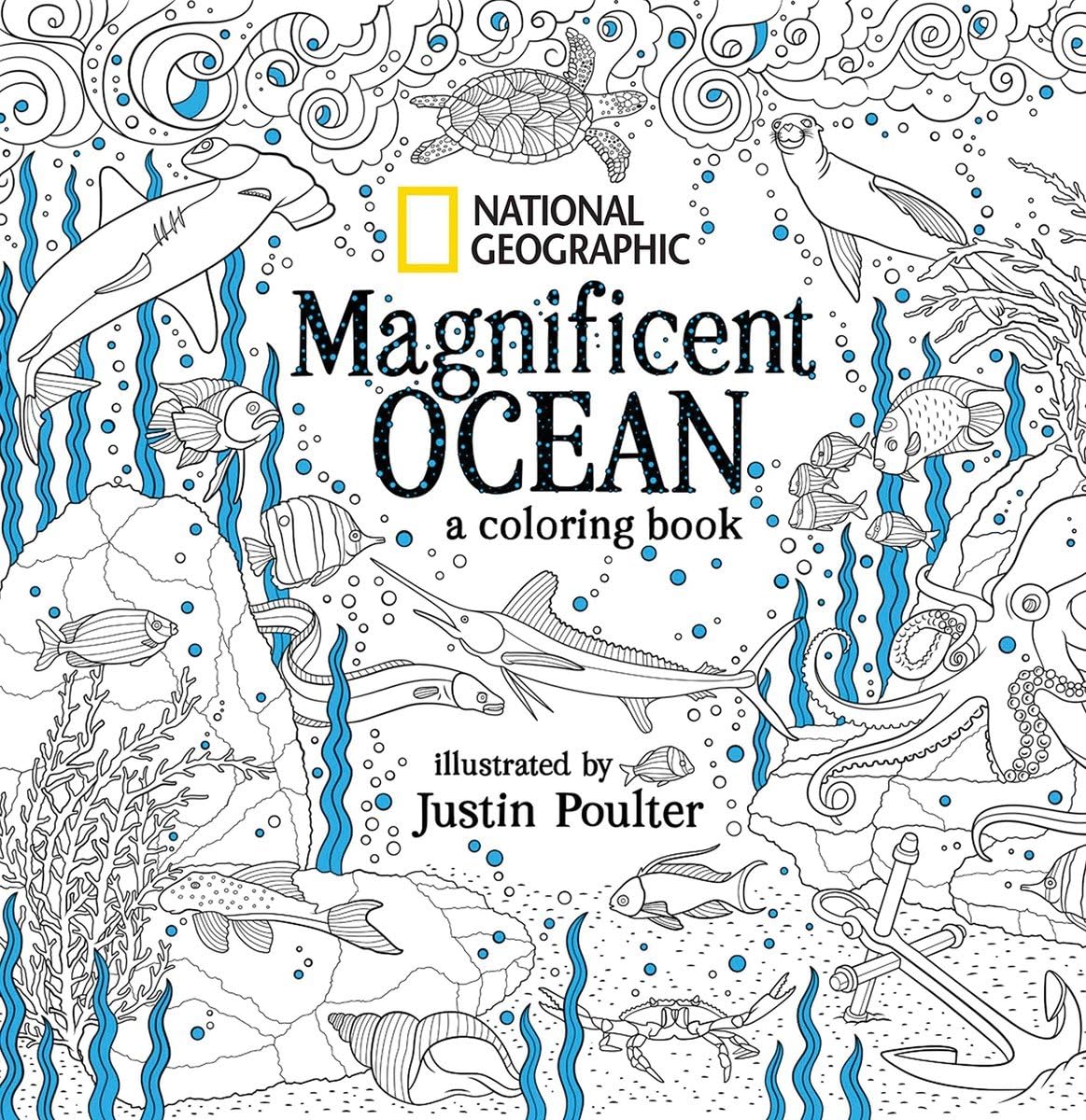 National Geographic Magnificent Ocean: a Coloring Book