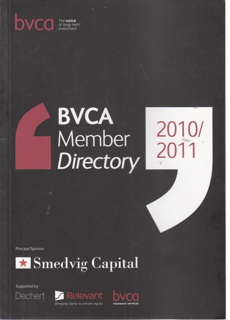 BVCA Member Directory 2010/2011