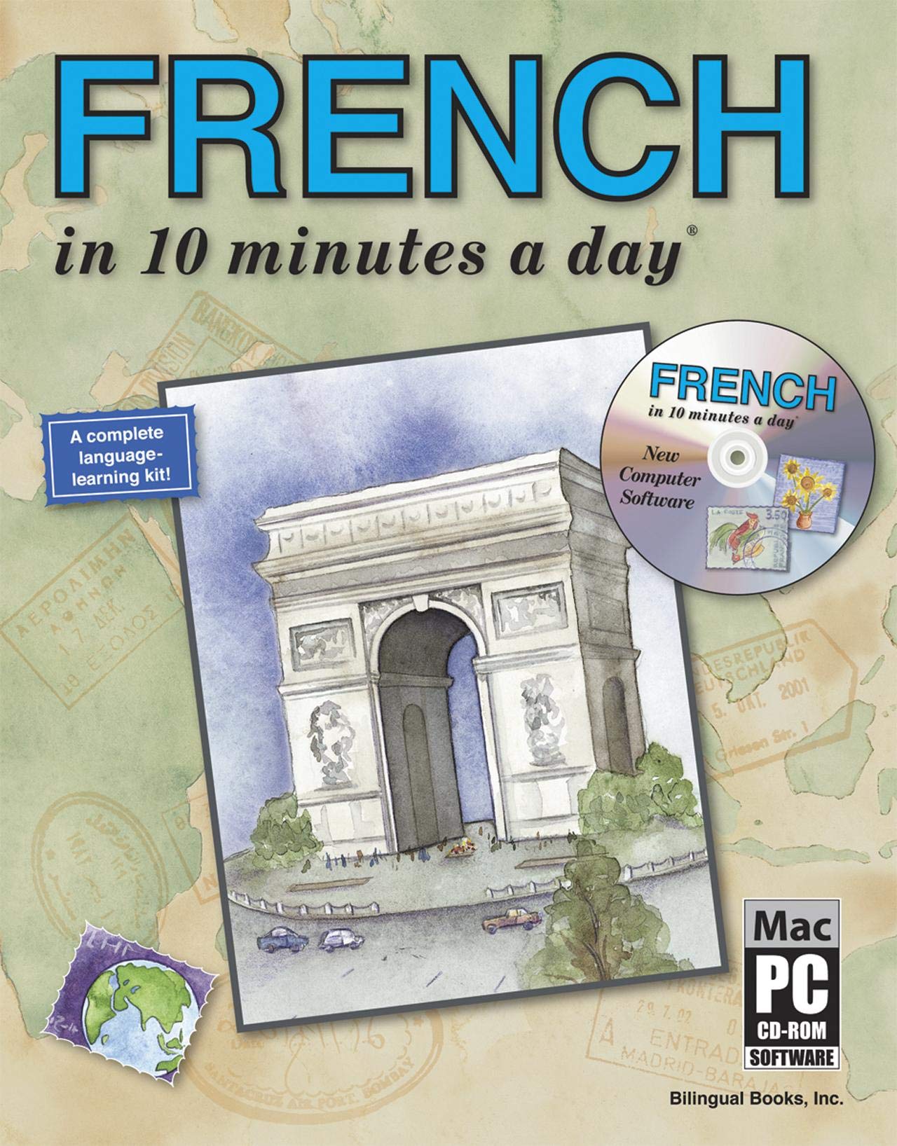 French in 10 Minutes a Day with Cd-rom