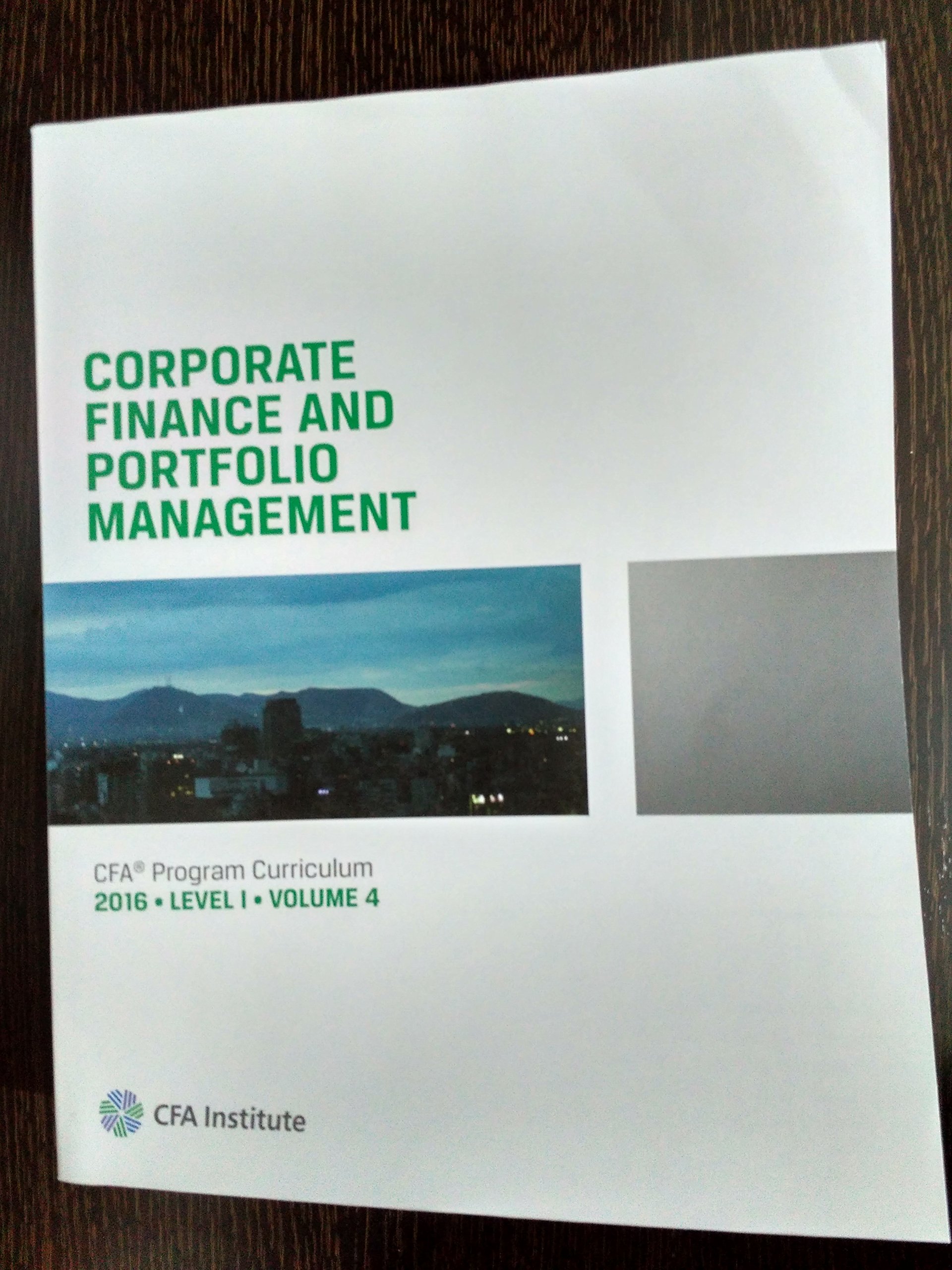 CFA Program Curriculum Level I Volume 4