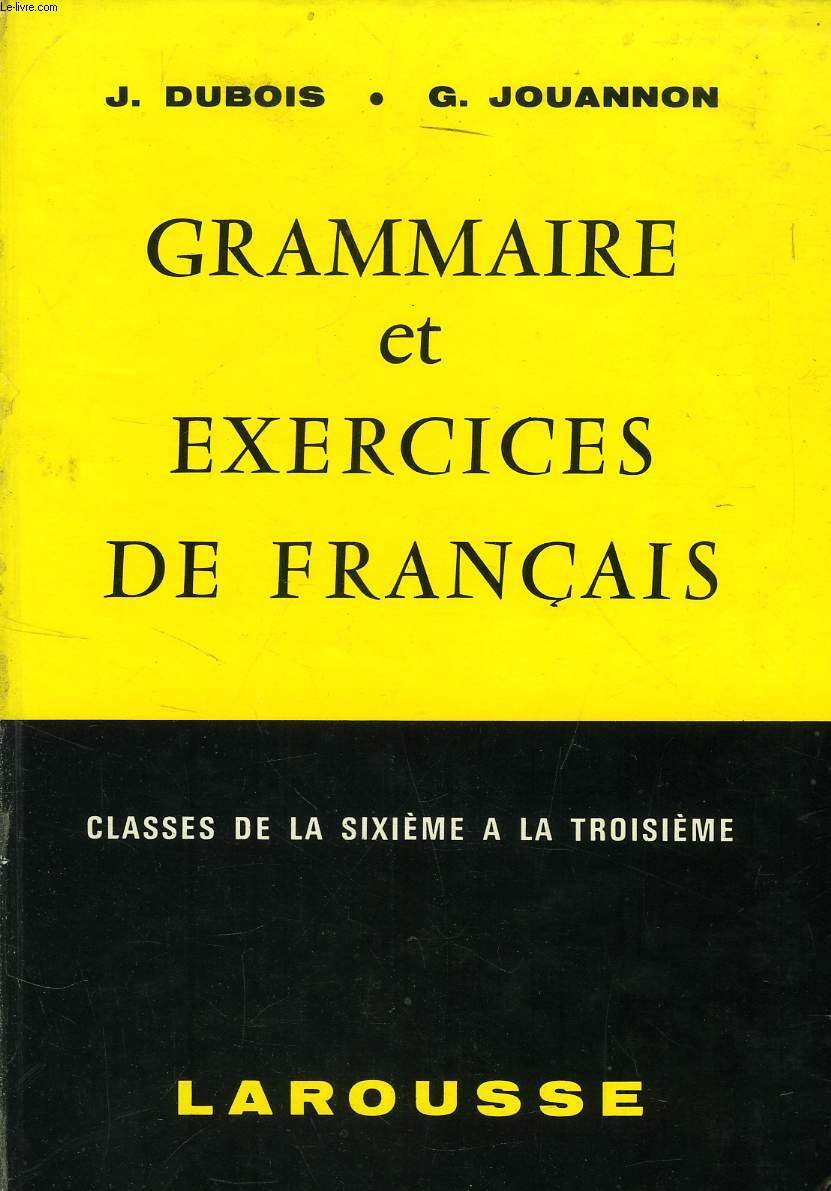 Grammaire et Exercices de Francais