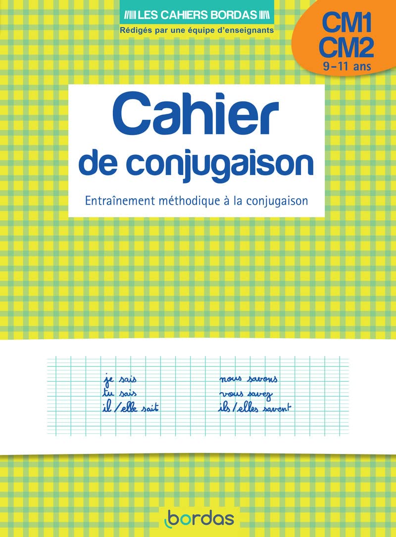 Cahier de Conjugaison Cm1/cm2