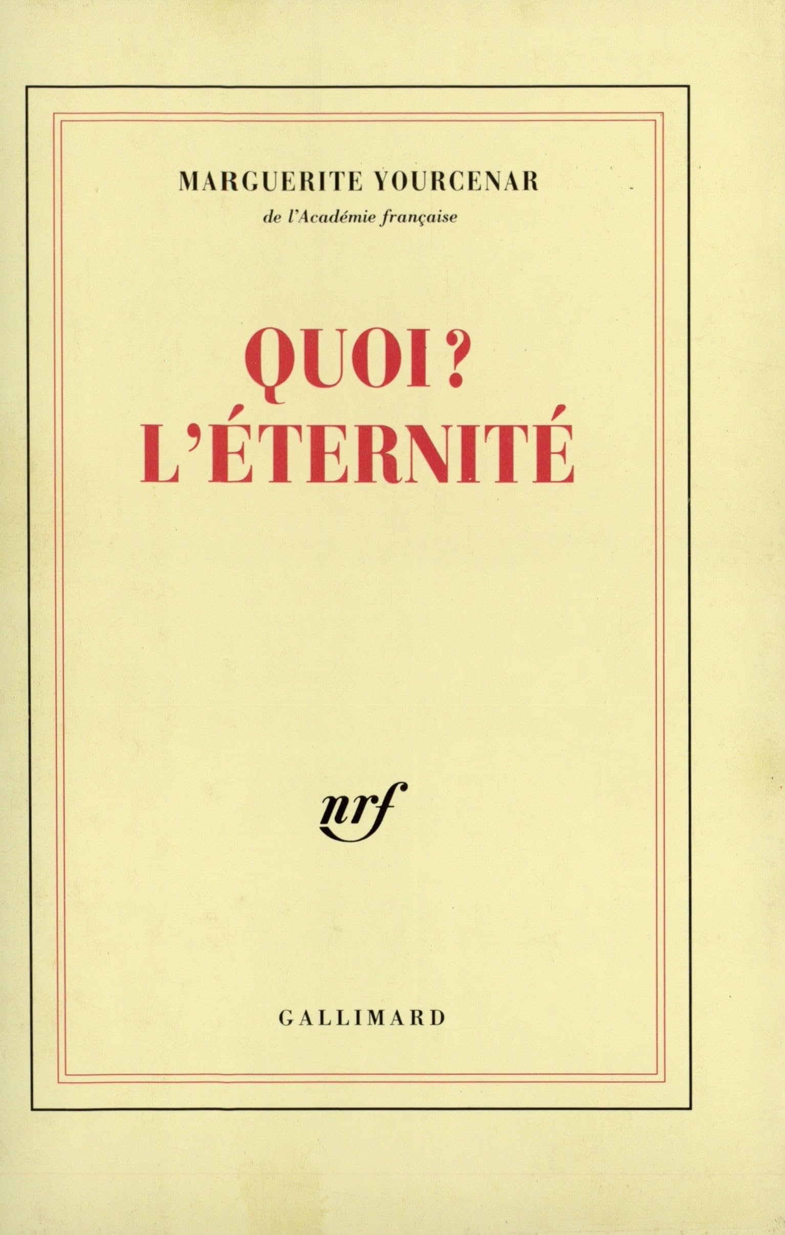 Le Labyrinthe Du Monde, Tome 3: Quoi? L'éternité