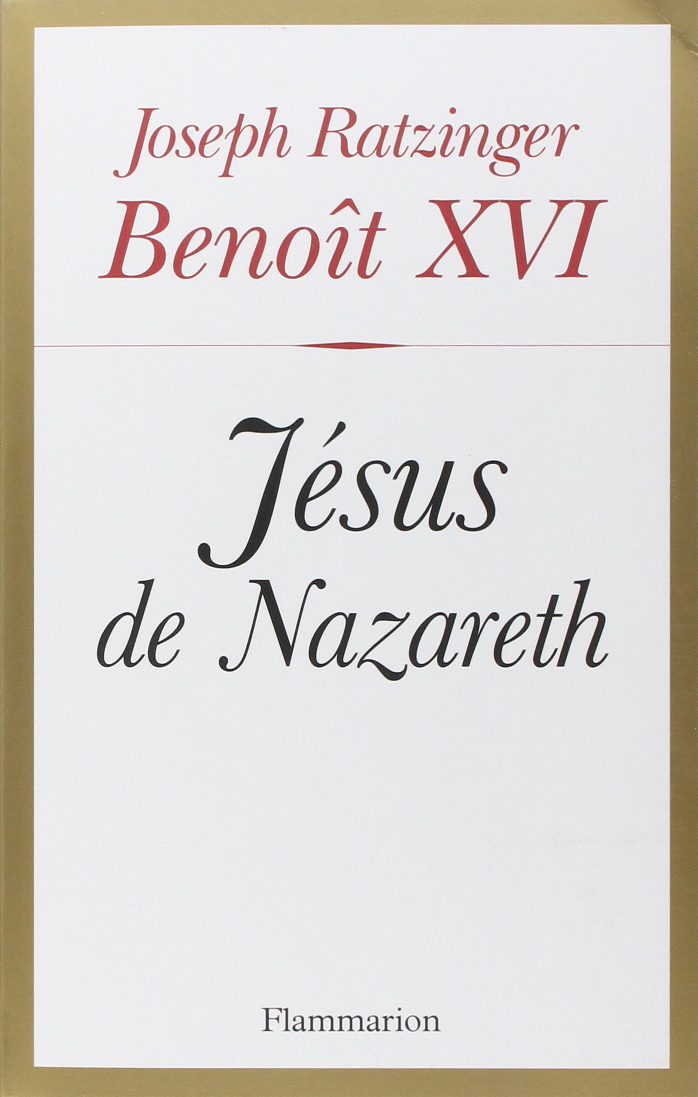 Jésus de Nazareth : Tome 1, Du Baptême Dans Le Jourdain À la Transfiguration