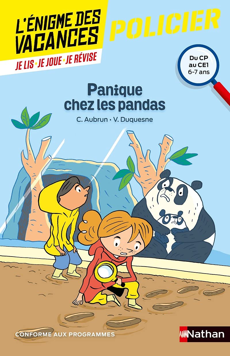 Panique Chez Les Pandas - L'énigme Des Vacances - Cp Vers Ce1 - 6/7 Ans