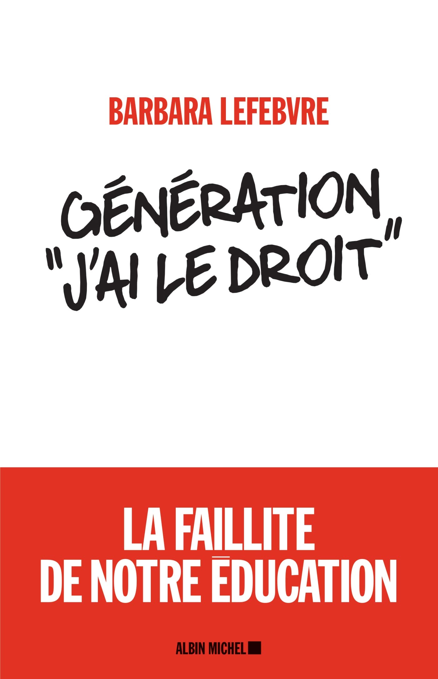 Génération «j'ai Le Droit »: la Faillite de Notre Éducation