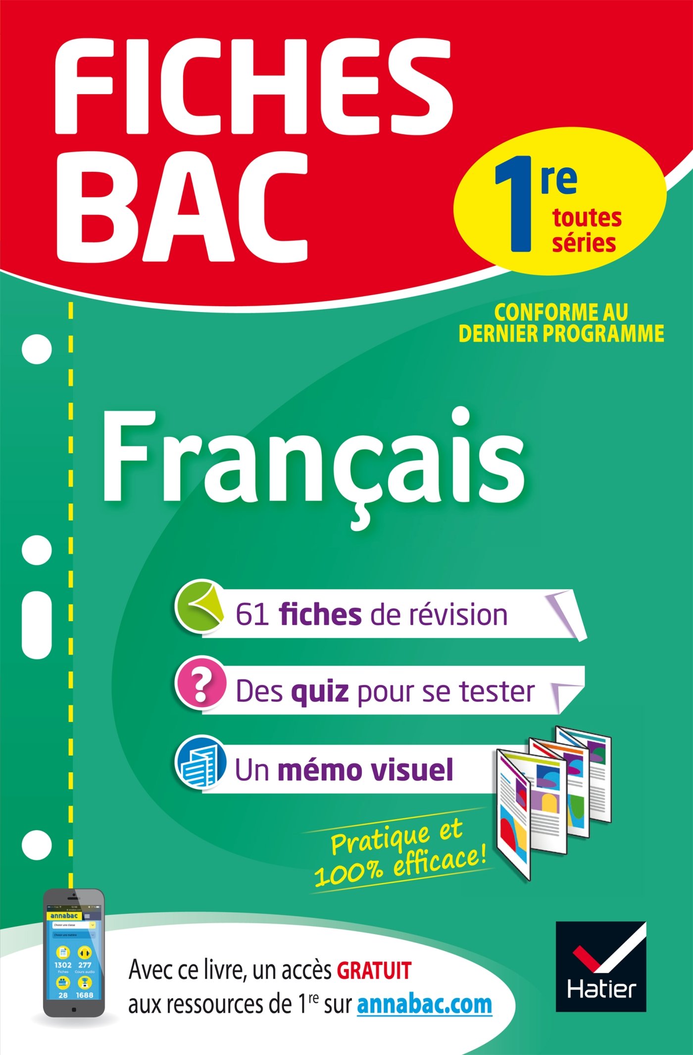 Fiches Bac Français 1re Toutes Séries: Fiches de Révision Première Séries Générales Et Technologiques