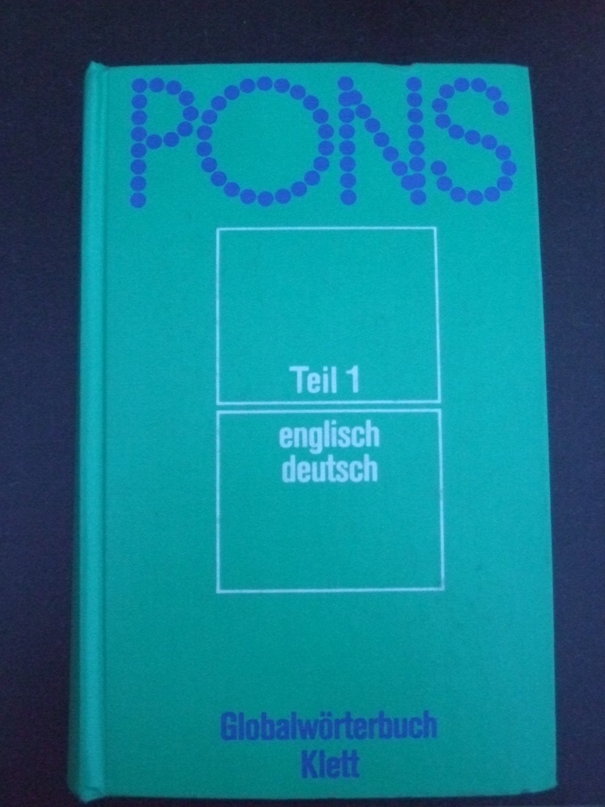 Pons Englisch Deutsch Dictionary Volume 1