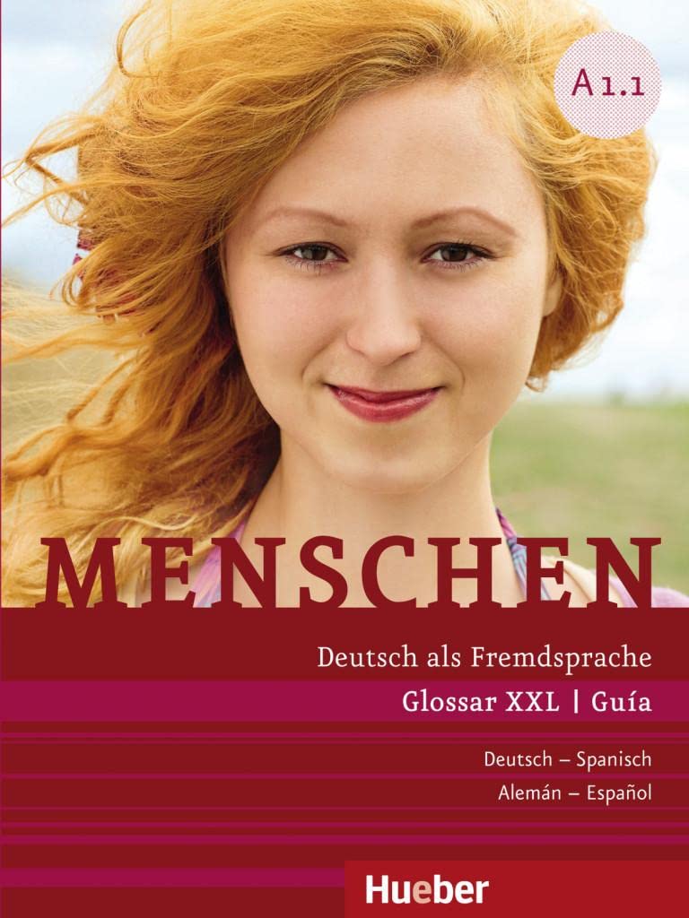 Menschen A1/1. Glosario XXL Deutsch-Spanisch - Guía Alemán-Español