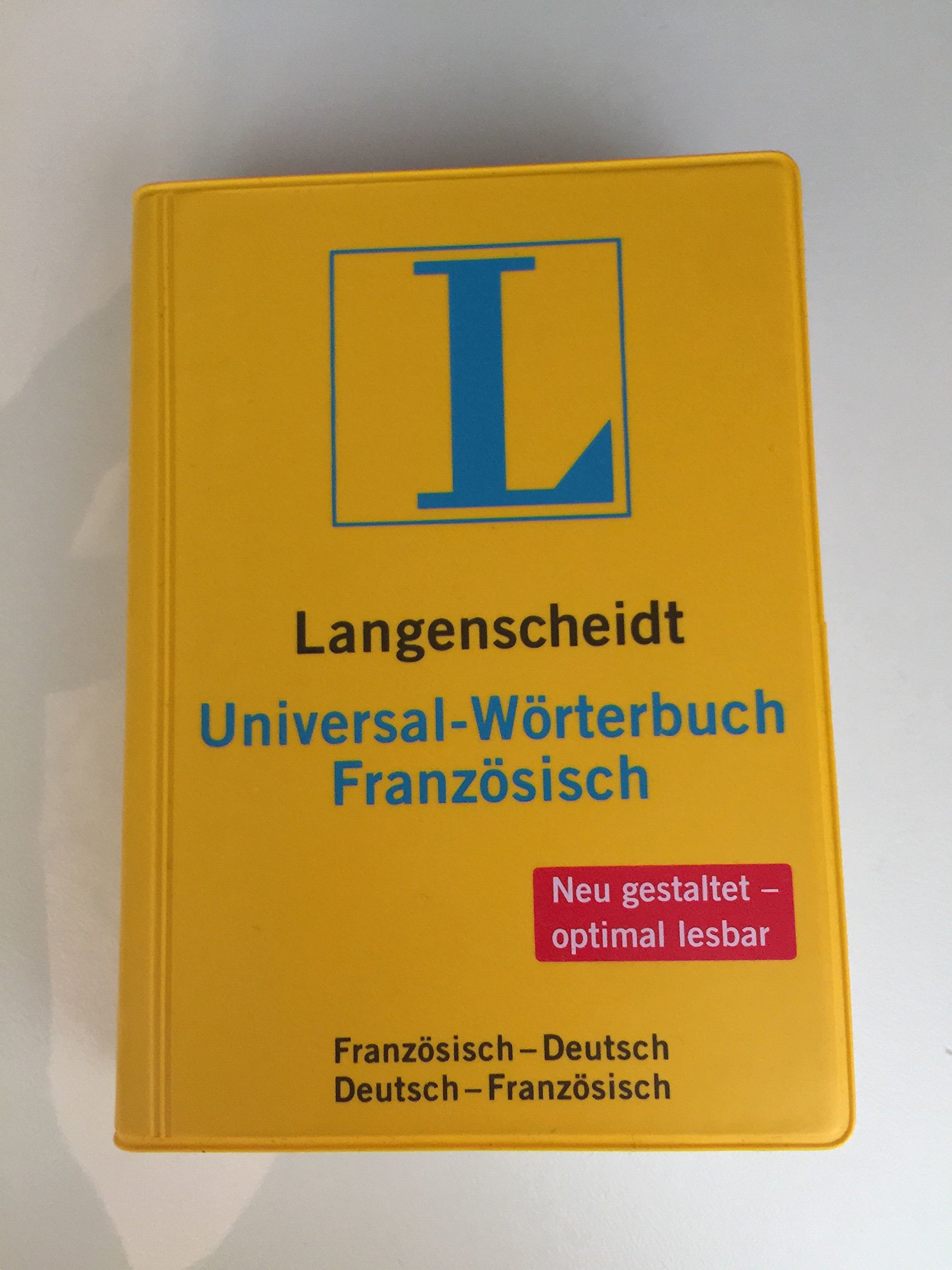 Langenscheidt Universal-wörterbuch Französisch: Französisch-deutsch/deutsch-französisch