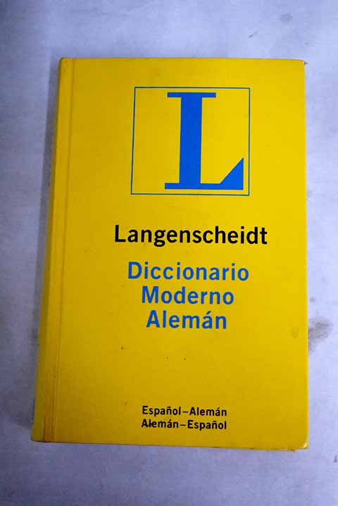 Langenscheidt diccionario moderno alemán