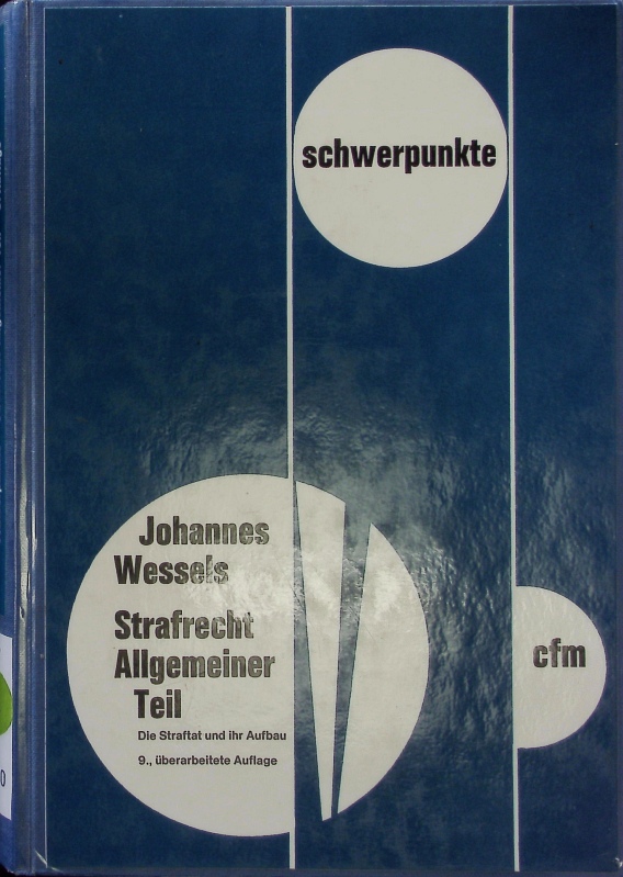 Strafrecht, Allgemeiner Teil