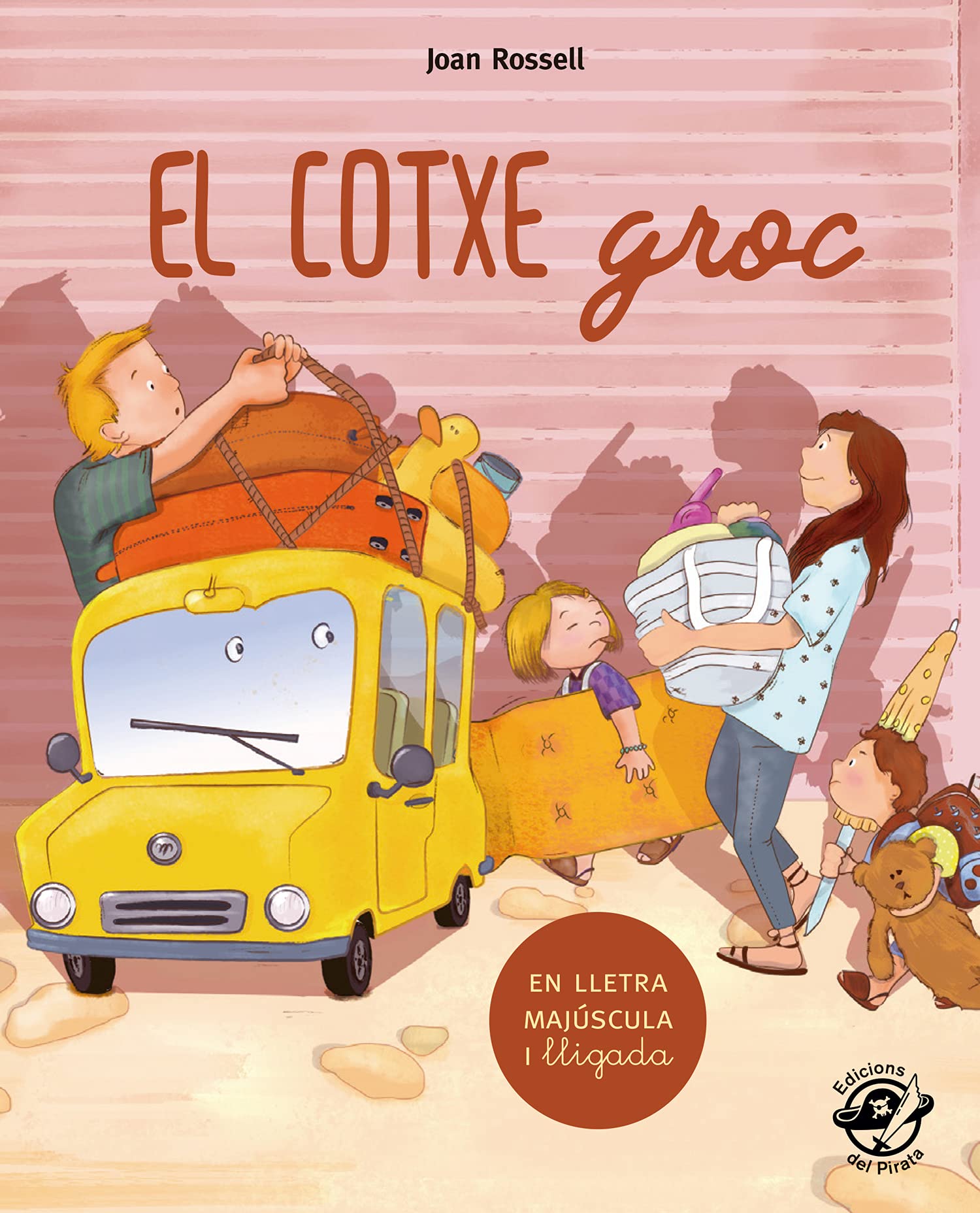 El Cotxe Groc en Lletra Majúscula I Lligada