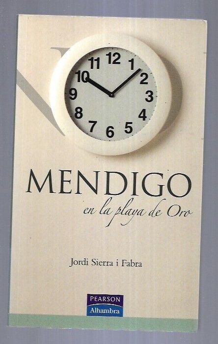 Mendigo en la playa de oro